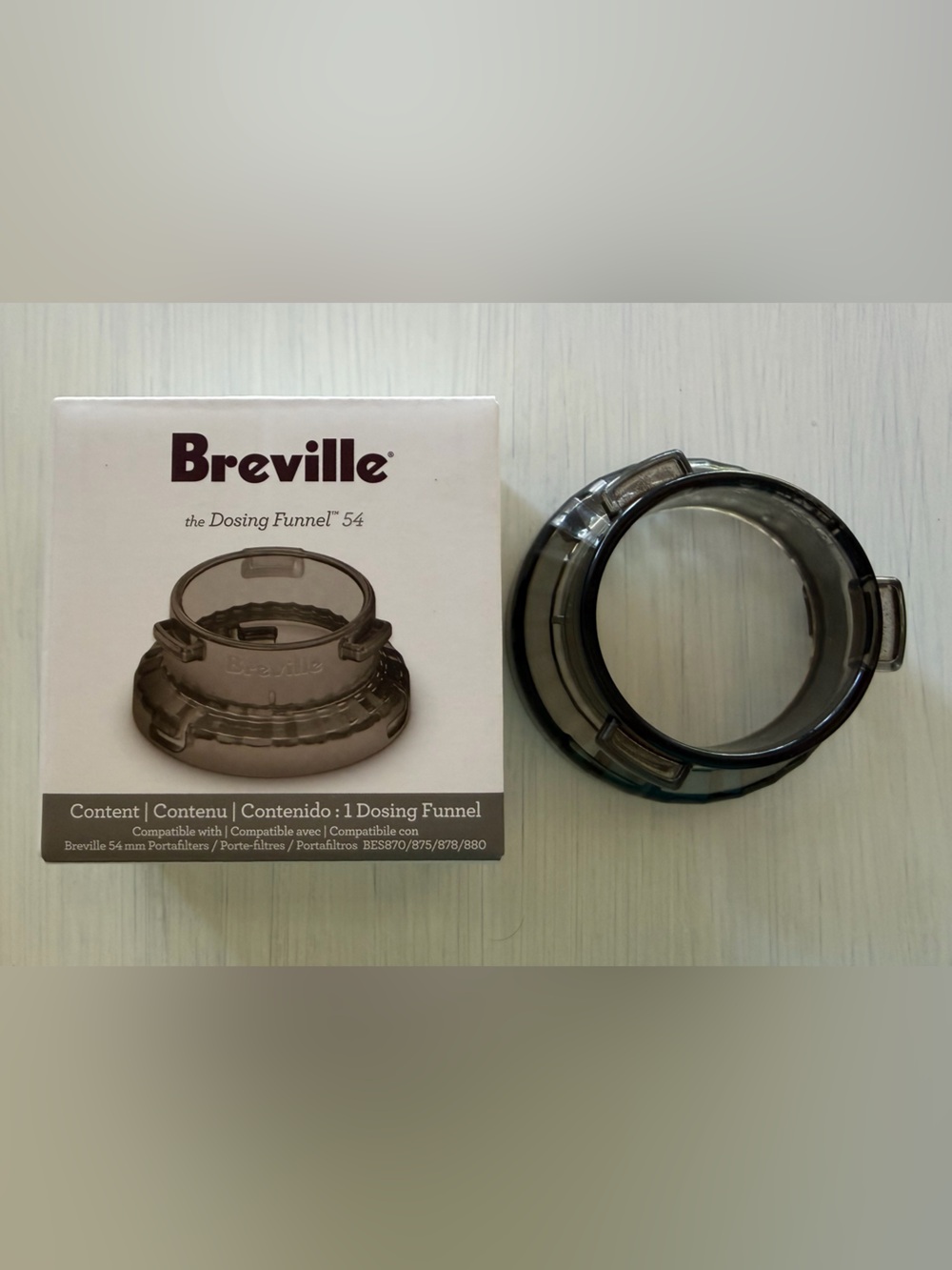 OEM Breville 54mm Espresso Dosing Funnel BEA201 Excellent Condition